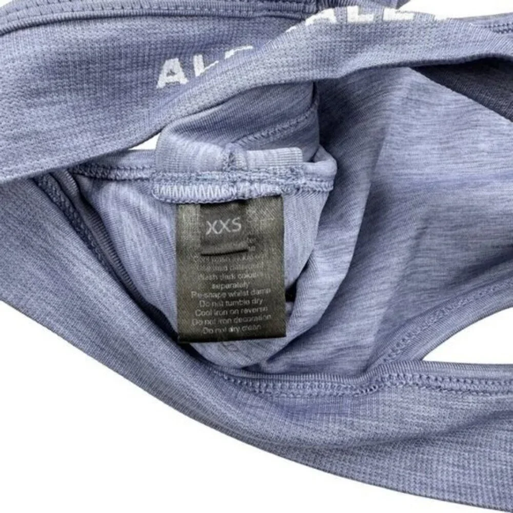 Alphalete Trinity Seamless Bra In French Blue Size XXS